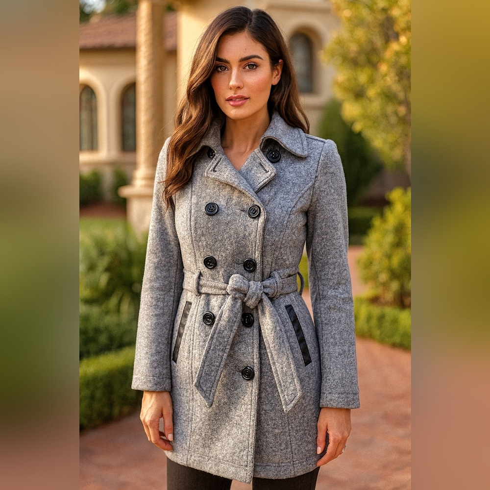 BCX Coat with Black Buttons size Small